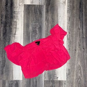 Ruffled crop top